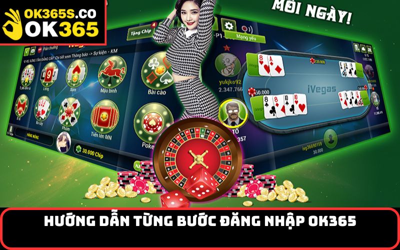 Hướng dẫn từng bước đăng nhập OK365