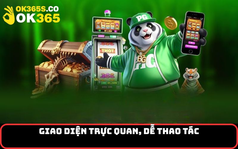 Giao diện trực quan, dễ thao tác
